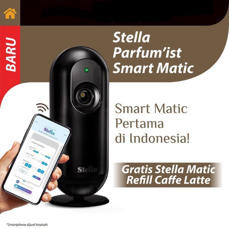 STELLA Parfumist Smart Matic Device Set Pengharum Ruangan Otomatis