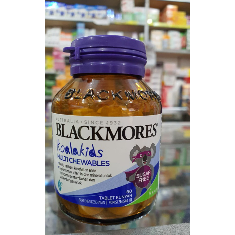 BLACKMORES KOALA KIDS BODY SHIELD / MULTI CHEWABLES - BPOM KALBE - isi 60 Tablet meningkatkan daya tahan tubuh anak