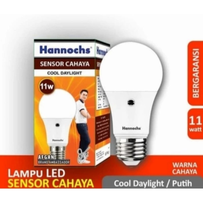 LAMPU BOHLAM LED 11W SENSOR CAHAYA