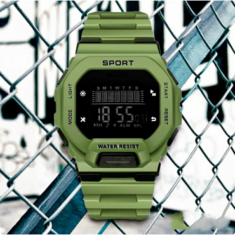 Jam Tangan Sport Terlaris Tahan Air Digital Fashion Bisa COD