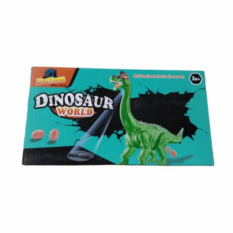 PROMO BRO1205 Brachiosaurus Bertelur Proyektor Dino Dinosaurus word Mainan Anak Hewan ZOOTOPIA