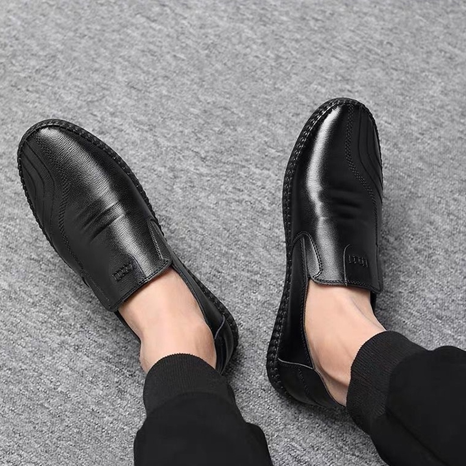 Sepatu Pantofel Pria Sepatu Formal Sepatu Kerja Kantor Sepatu Slip On Casual Shoes - OS403