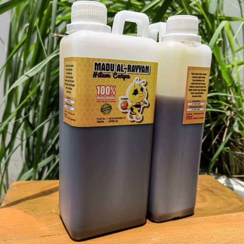 Madu Hitam Raw Honey 1kg | Madu Murni Madu Al-Rayyan