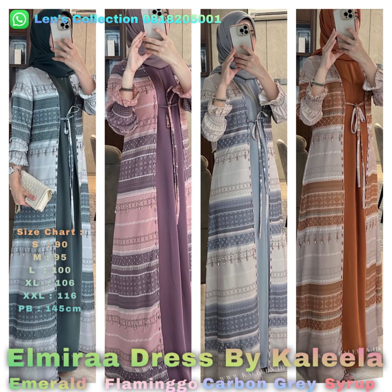 Elfiraa Dress By Kaleela.id Original