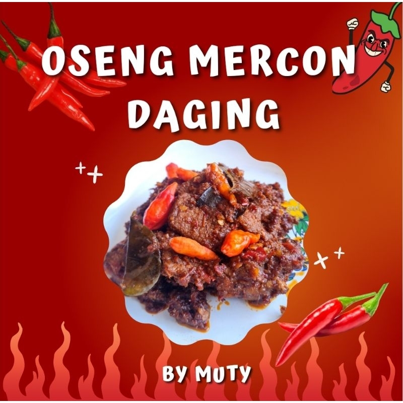 

Oseng Mercon Daging by Muty 150gr