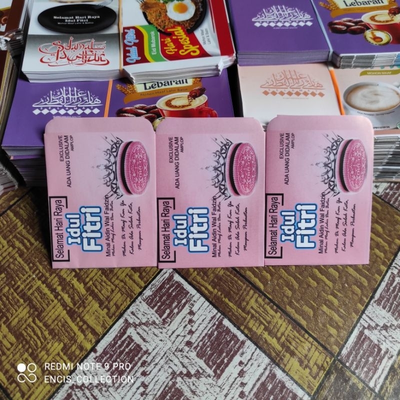 PAKET 1 GENDEL isi 10 pack isi = 100 pcs sudah dilem-Mini Oreo BP 10 pack