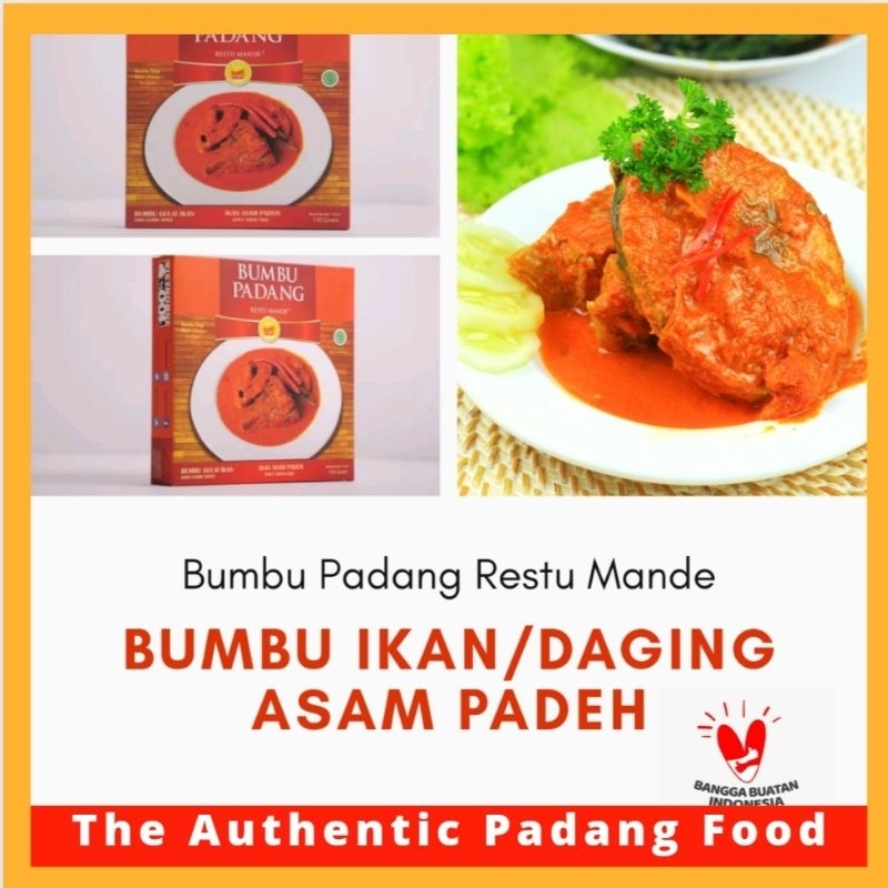 

Restu Mande Bumbu Gulai Ikan Asam Padeh 150 gram