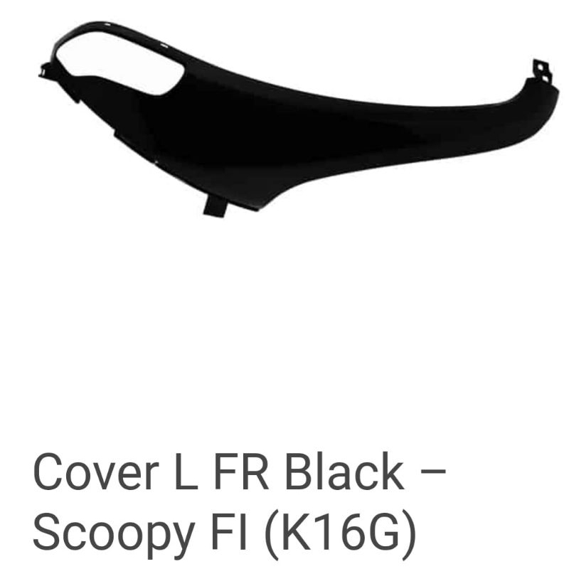 54303-K16-900FMB (L) 45302-K16-900FMB (R) cover front atau sayap depan sayap scoopy f1 2013 - 2016 harga 1pcs ori ahm