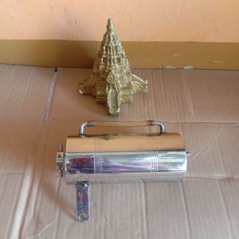 Tabung Oli Samping Ninja R/SS Variasi Bahan Stainless (Second)