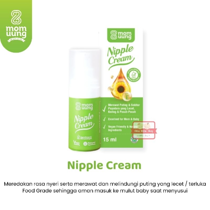 MOM UUNG Nipple Cream / Krim Puting Lecet Food Grade