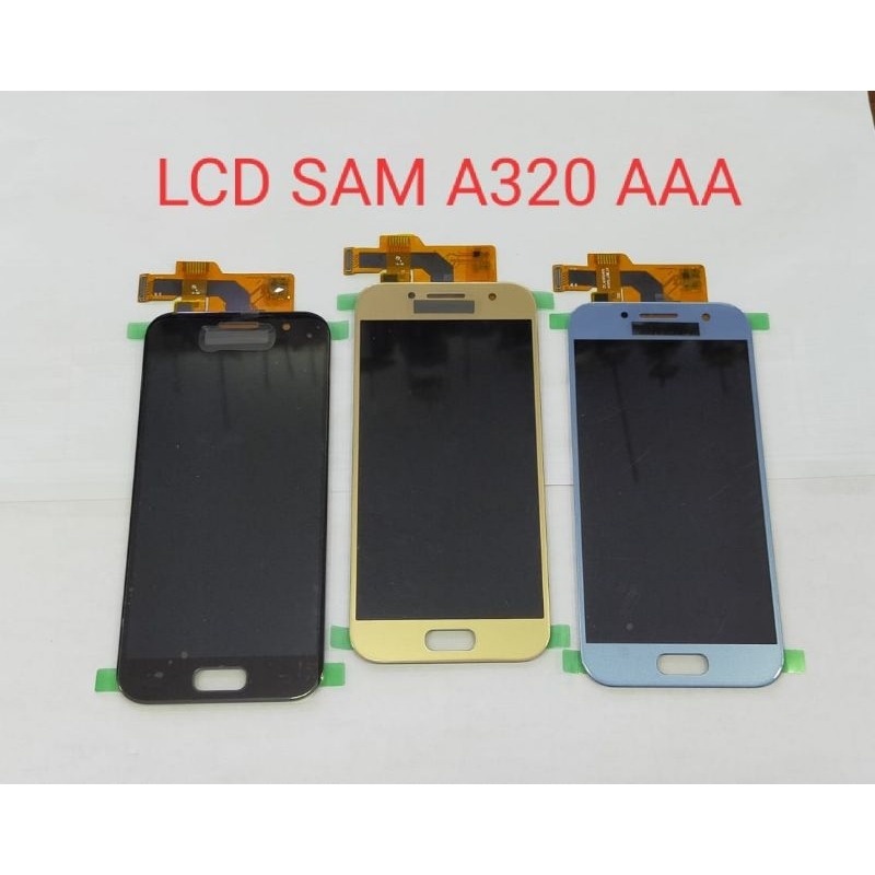 LCD SAMSUNG A320 A3 2016 BLACK BLUE GOLD AAA