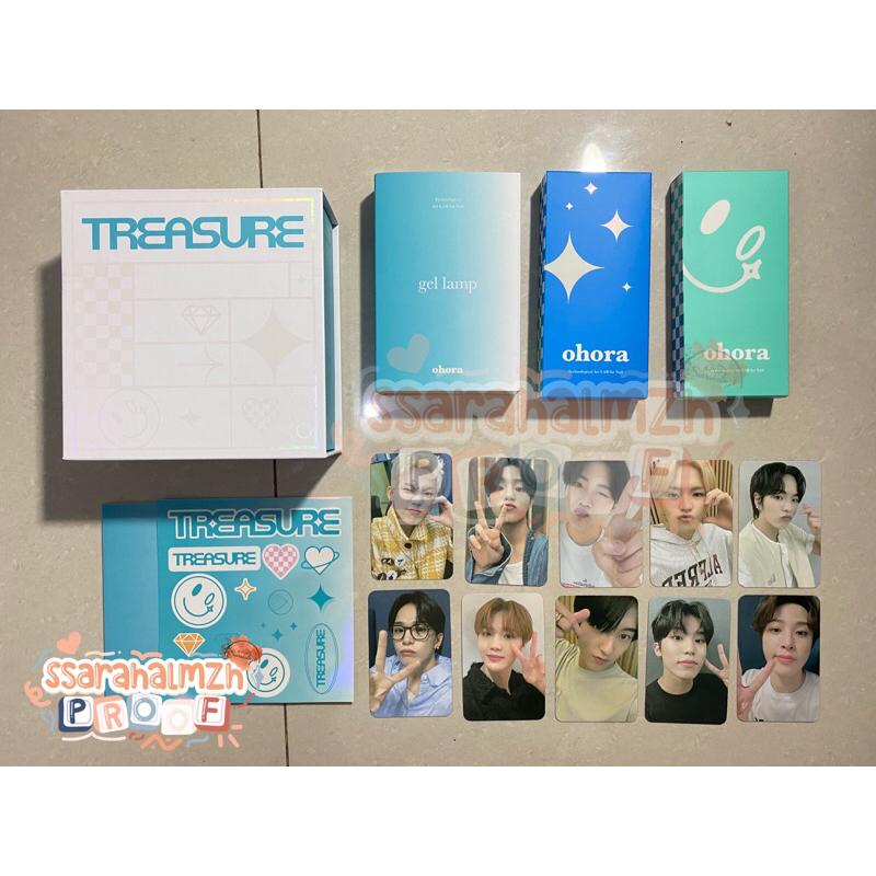 OHORA X TREASURE GEL NAIL KIT sharg photocard set