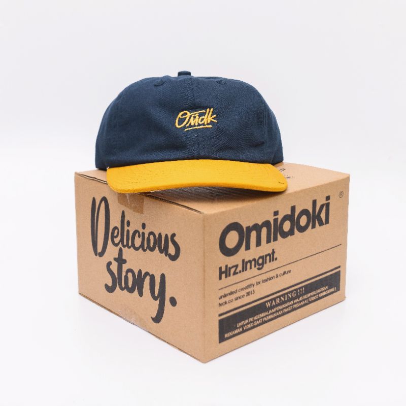 Omidoki Polo Caps Navy Kuning