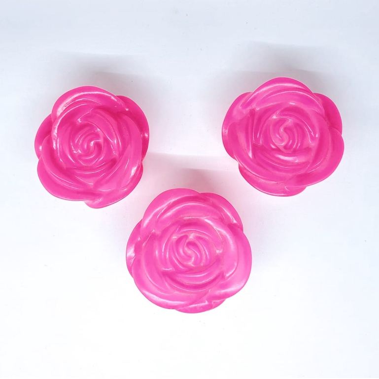 (NCS) Lilin LED Bentuk Bunga Mawar Mengapung Berubah Warna Rainbow Rose Valentine Elektrik