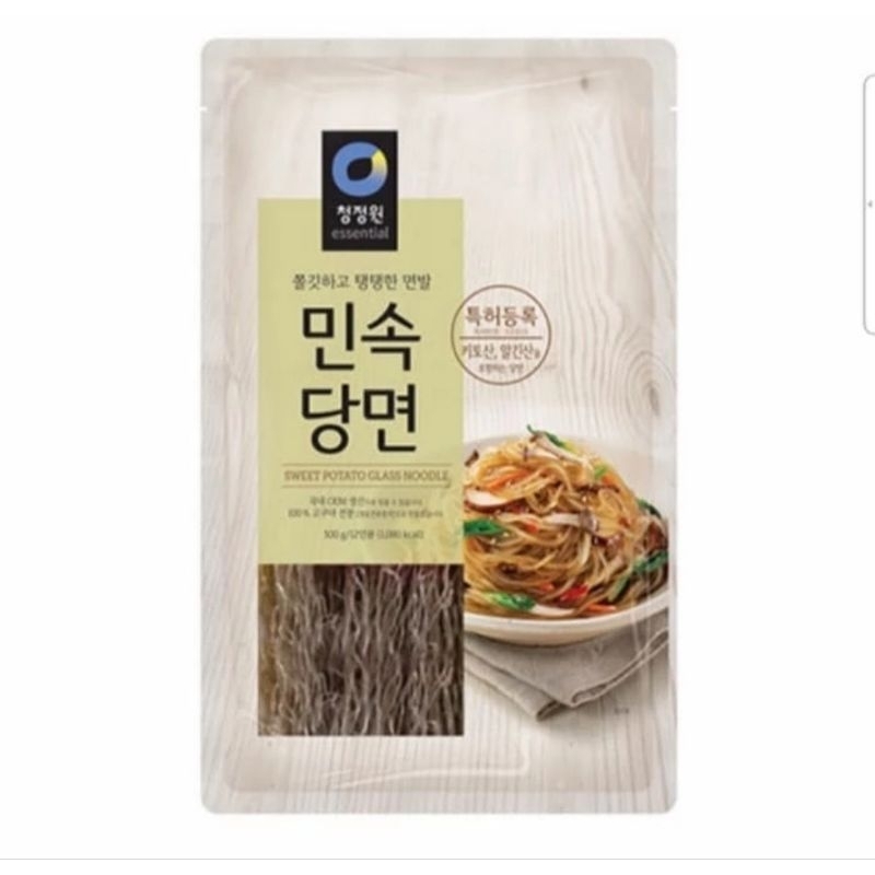 

Folk Vermicelly Glass noodle Dangmyeon Chung Jung One Soun Ubi Japchae 500gr