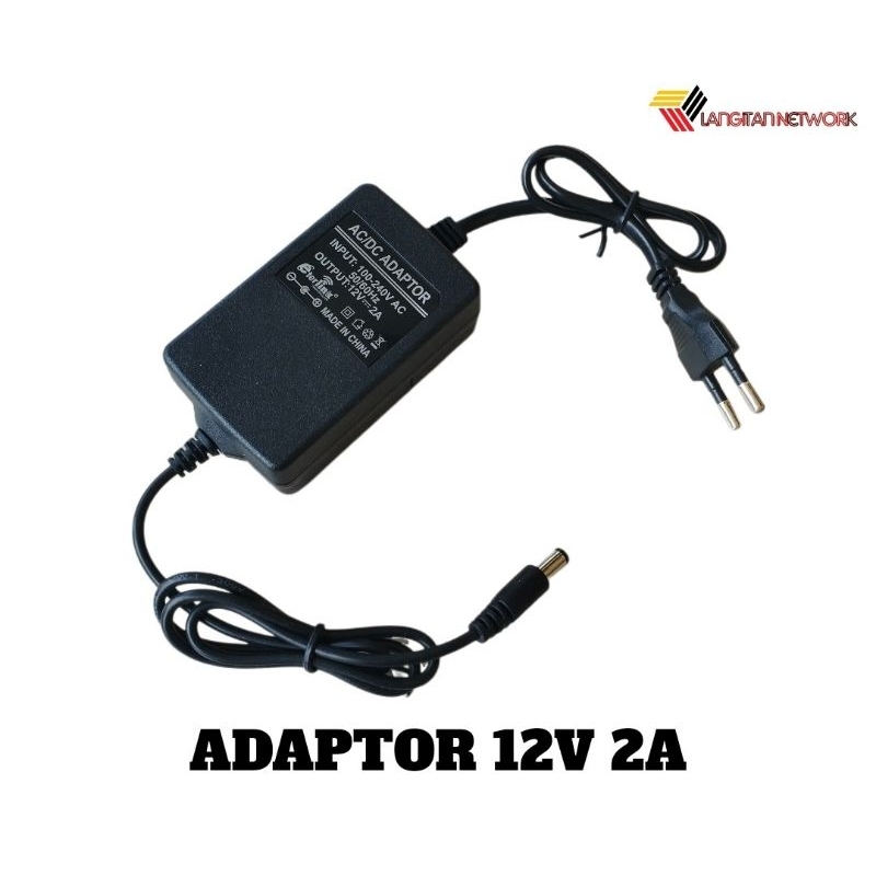 Adaptor 12V 2A  - Adaptor 12 Volt 2Ampere