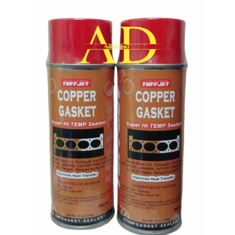 TUFFJET Cooper Gasket Spray 400 ml/Copper Gasket Hi-Temp/Gasket Hi-Temp