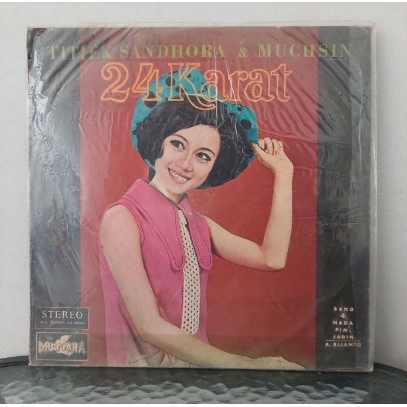 Vinyl Piringan Hitam 12 inch Titiek Sandhora&amp;Muchsin-24 Karat