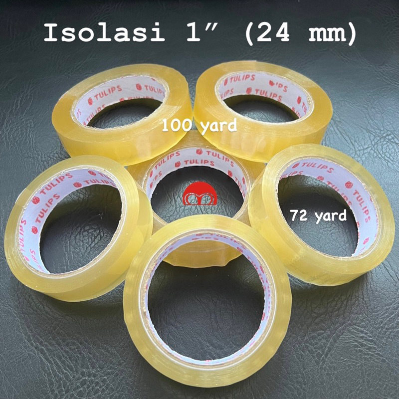 

Isolasi 1” 72 yard OPP 1 inchi 100 yard Bening 24 mm
