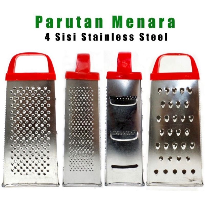 Parutan Multifungsi 4 Sisi Parutan Menara Stainless