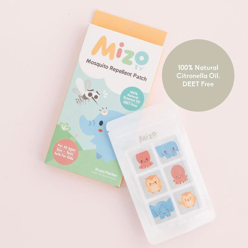 MIZO Mosquito Repellent Repelent Patch Sticker Stiker Tempelan Anti Nyamuk AntiNyamuk Ampuh Original Murah Termurah Anak Bayi Baru Lahir Dewasa Newborn