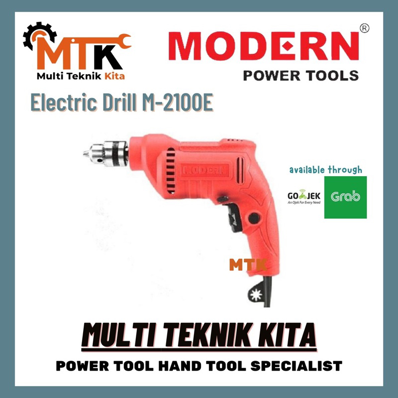 Modern M-2100E Mesin Bor Listrik 10mm Tangan Kayu Besi Perlengkapan Rumah Tangga Murah Aksesoris Ala