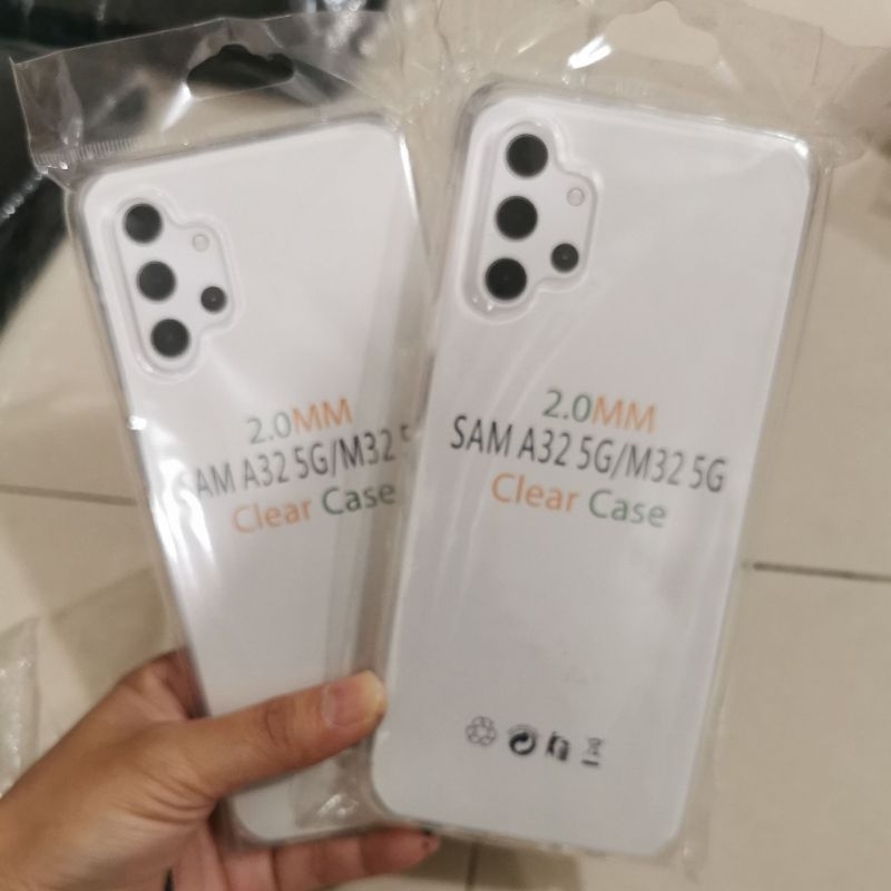 CASE SAMSUNG A32 5G CLEAR HD TEBAL 2.0MM BENING SOFTCASE