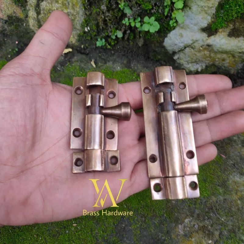 Grendel Selot Kuningan Antik Kunci Pintu dan Jendela Kuningan Asli