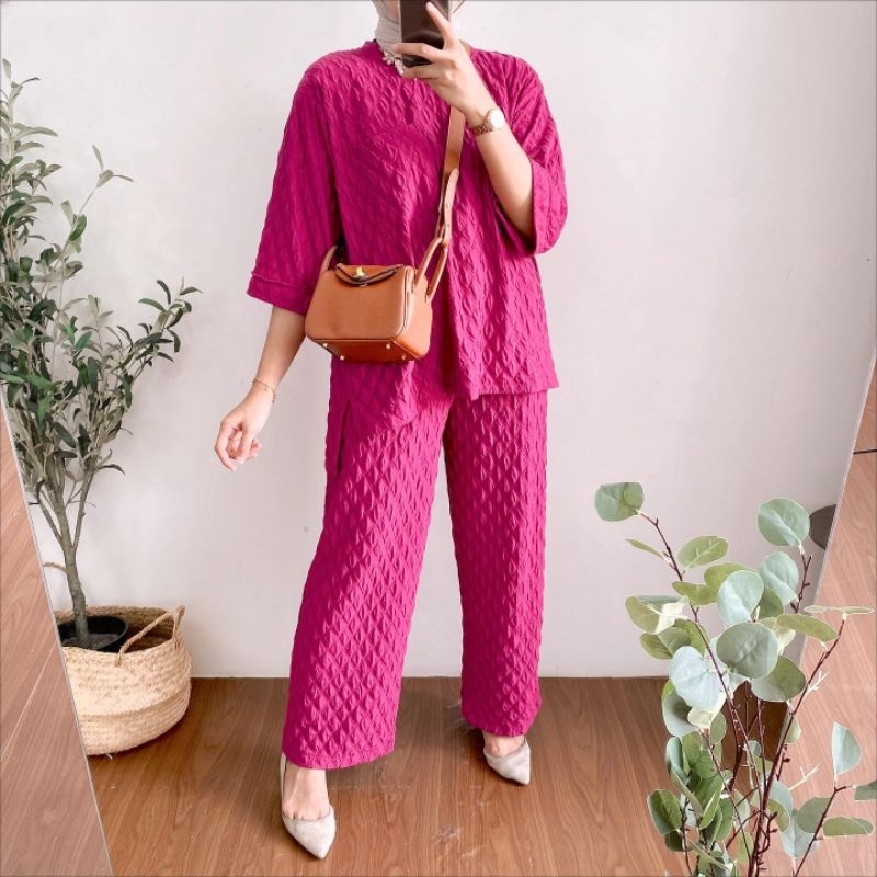 SALE PREMIUM TERMURAH | CLARKE | 5253 SET VOELLA OVERSIZE