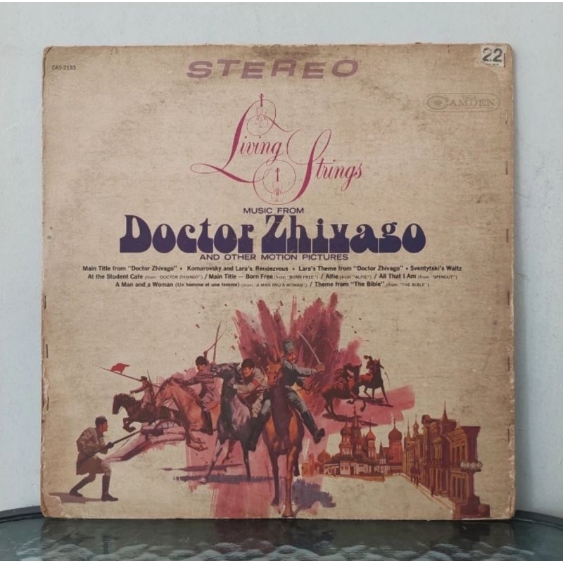 Vinyl Piringan Hitam 12 inch Doctor Zhivago