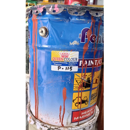 Cat sablon pasta rubber Putih 115 / Warna 115 (30kg)