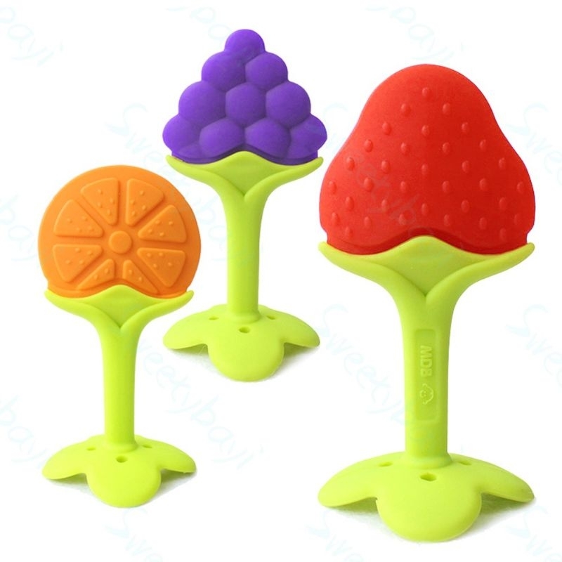 Mainan Gigitan Bayi Teether Buah Empeng Bayi BPA Free
