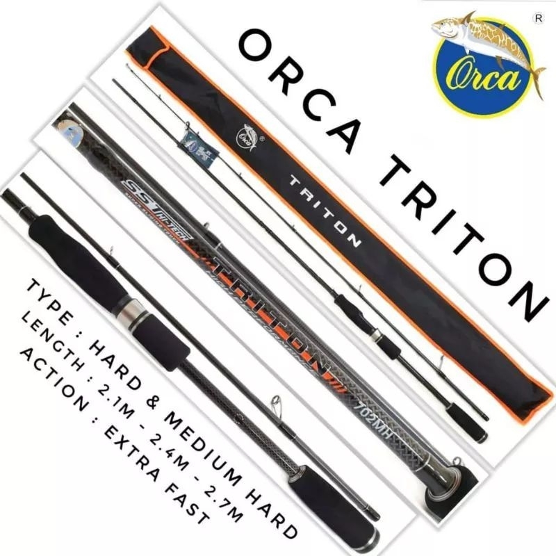 JORAN SPINNING ORCA TRITON 1002MH 1002H 300 CARBON RINGAN KUAT