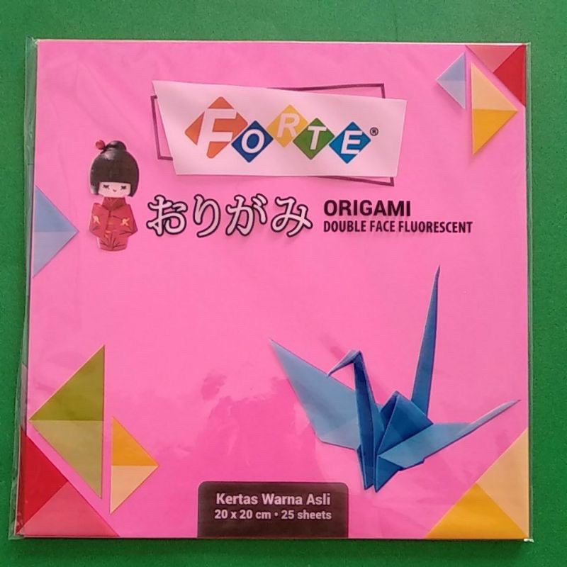 

Origami Colour Paper FORTE kertas Lipat 20x20cm Flourescent