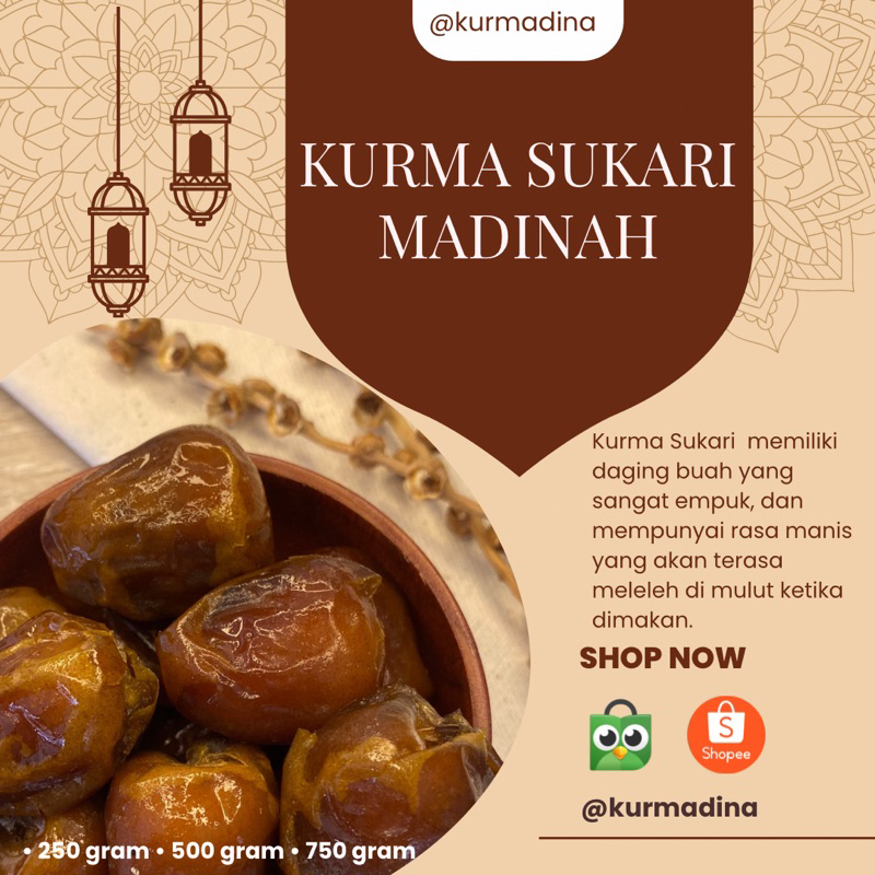 

Kurma Sukari Madinah 250 gram