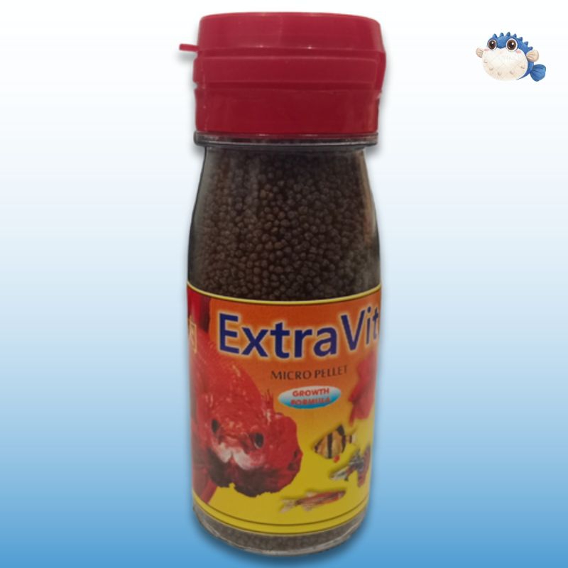 Makanan ikan EXTRAVIT micro pellet terapung / floating