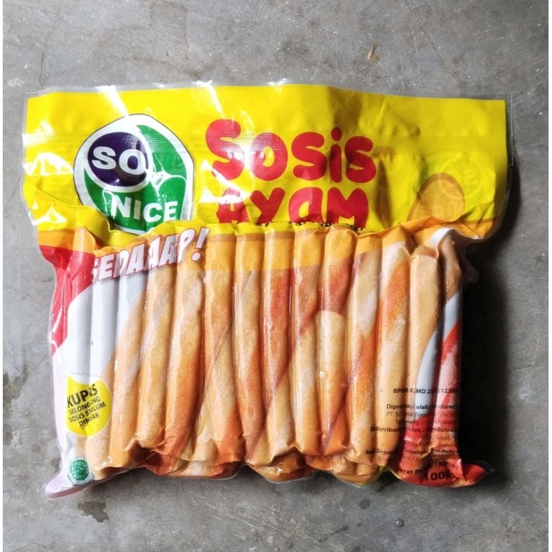 

Sosis Ayam SO NICE Sedaaaap