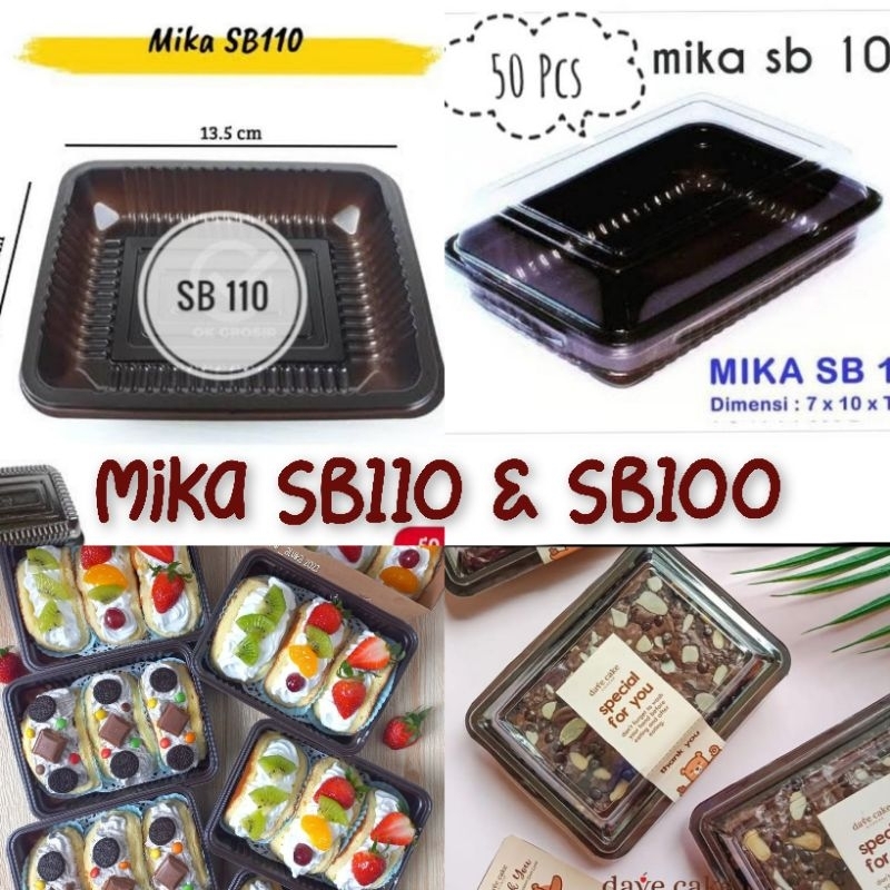 Isi 50 Mika Brownies Mini SB 100 SB 110
