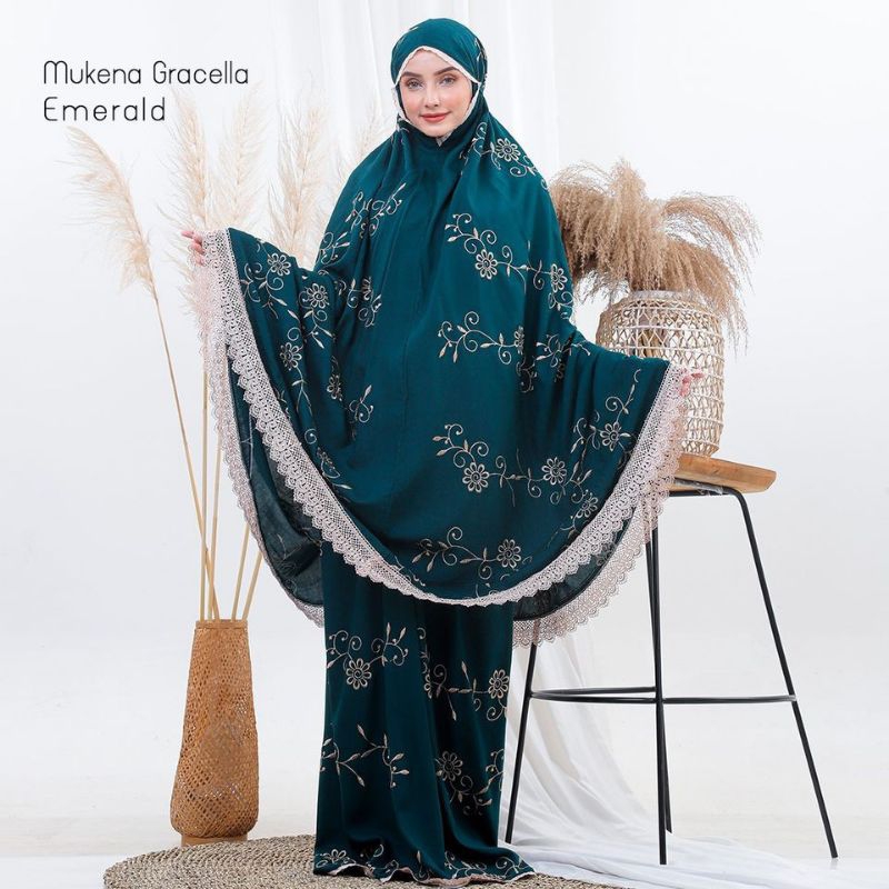 MUKENA DEWASA MUKENA DEWASA JUMBO MUKENA DEWASA BAHAN RAYON MUKENA DEWASA GRACELLA