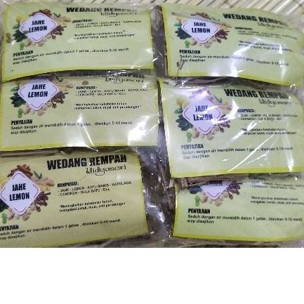 

Minuman Rempah "JAHE LEMON"1pack10pcs 25K