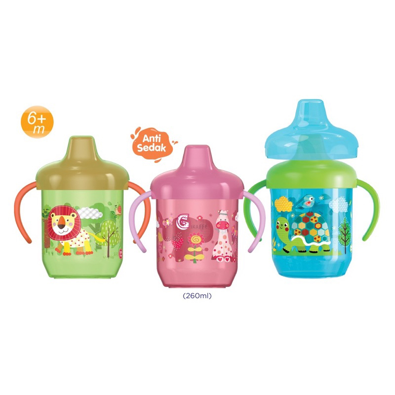 Baby Safe Training Cup Spout 260 ml JP034 - Cangkir Minum Bayi &amp; Anak