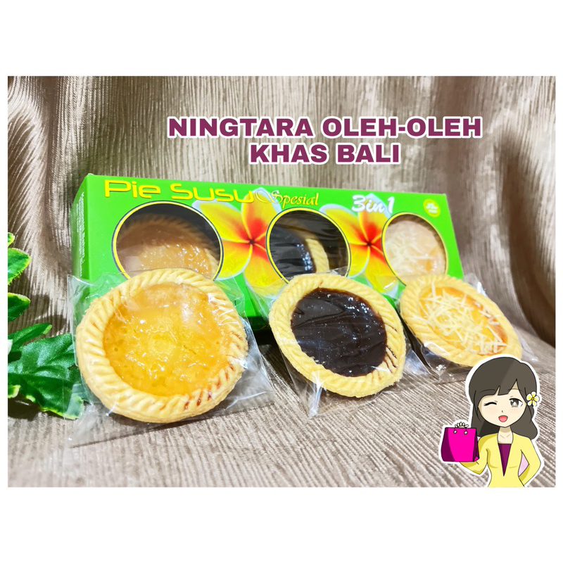 PIE SUSU SPECIAL ASLI OLEH-OLEH KHAS BALI RASA ORIGINAL, KEJU, MIX