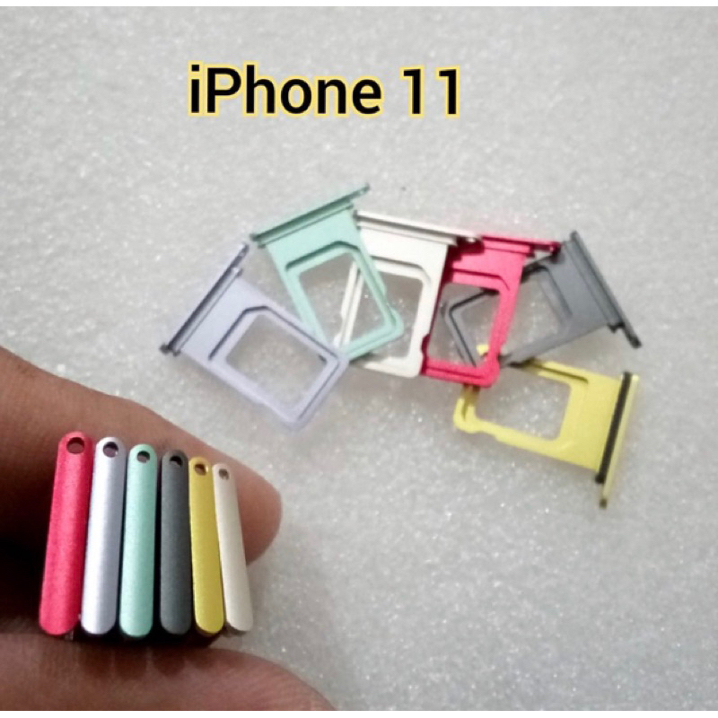SimTray Slot Sim Iphone 11 Slot Sim Holder Sim Card Dudukan Sim For iph 11