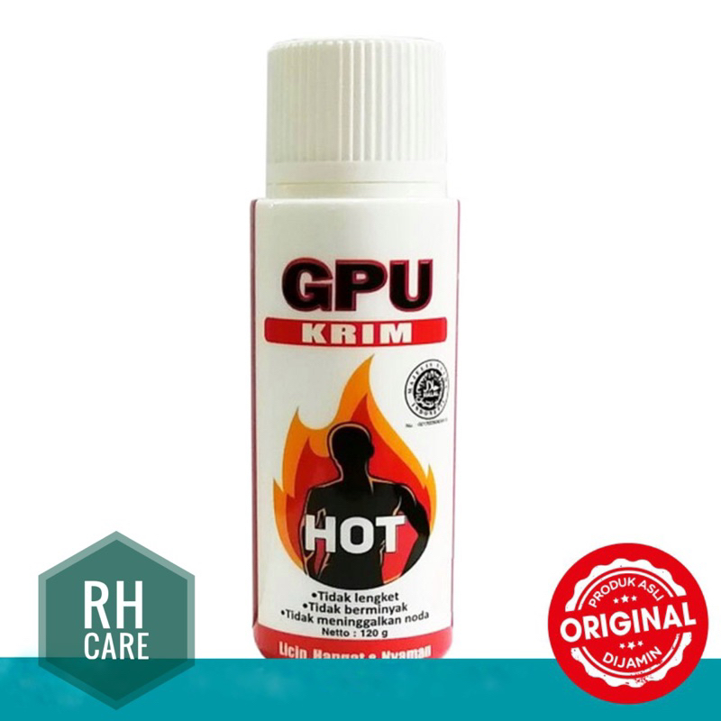 Cap Lang Gpu Krim Hot 120g GPU Krim hot 120gr