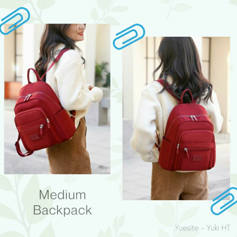 TAS RANSEL WANITA YUESITE YUKI HT IMPORT MEDIUM BACKPACK