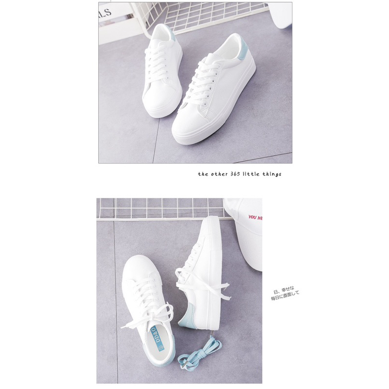 GROSIRTAS LV0115 Sepatu Sneakers Wanita Putih Import KOREA / Sepatu Fashion Premium Quality