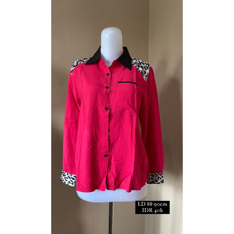 kemeja pink preloved