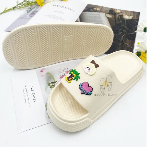 VANCHNEE SANDAL SLOP WANITA TERBARU BAHAN KARET BERKUALITAS UK 36-40 328M