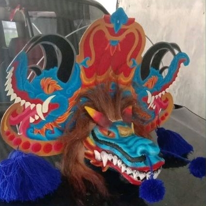 Barongan Devil ukuran 15/16 Cocok untuk anak TK-SD