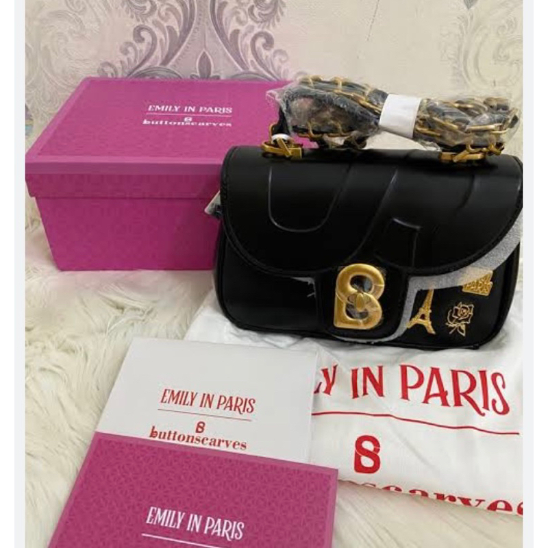 Button Scraves Bag Emily In Paris